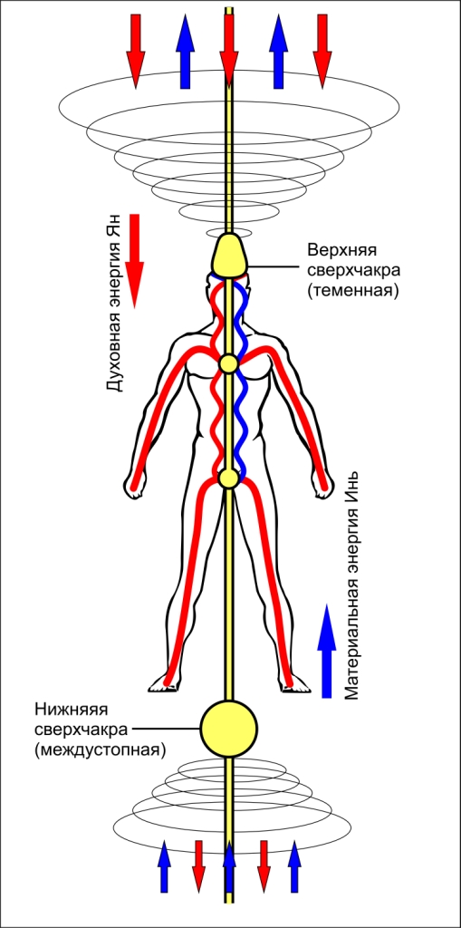 Чакры, энергетические каналы